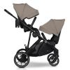 EasyGo DuoFlex Savana Beige 2+2 wózek bliźniaczy wielofunkcyjny